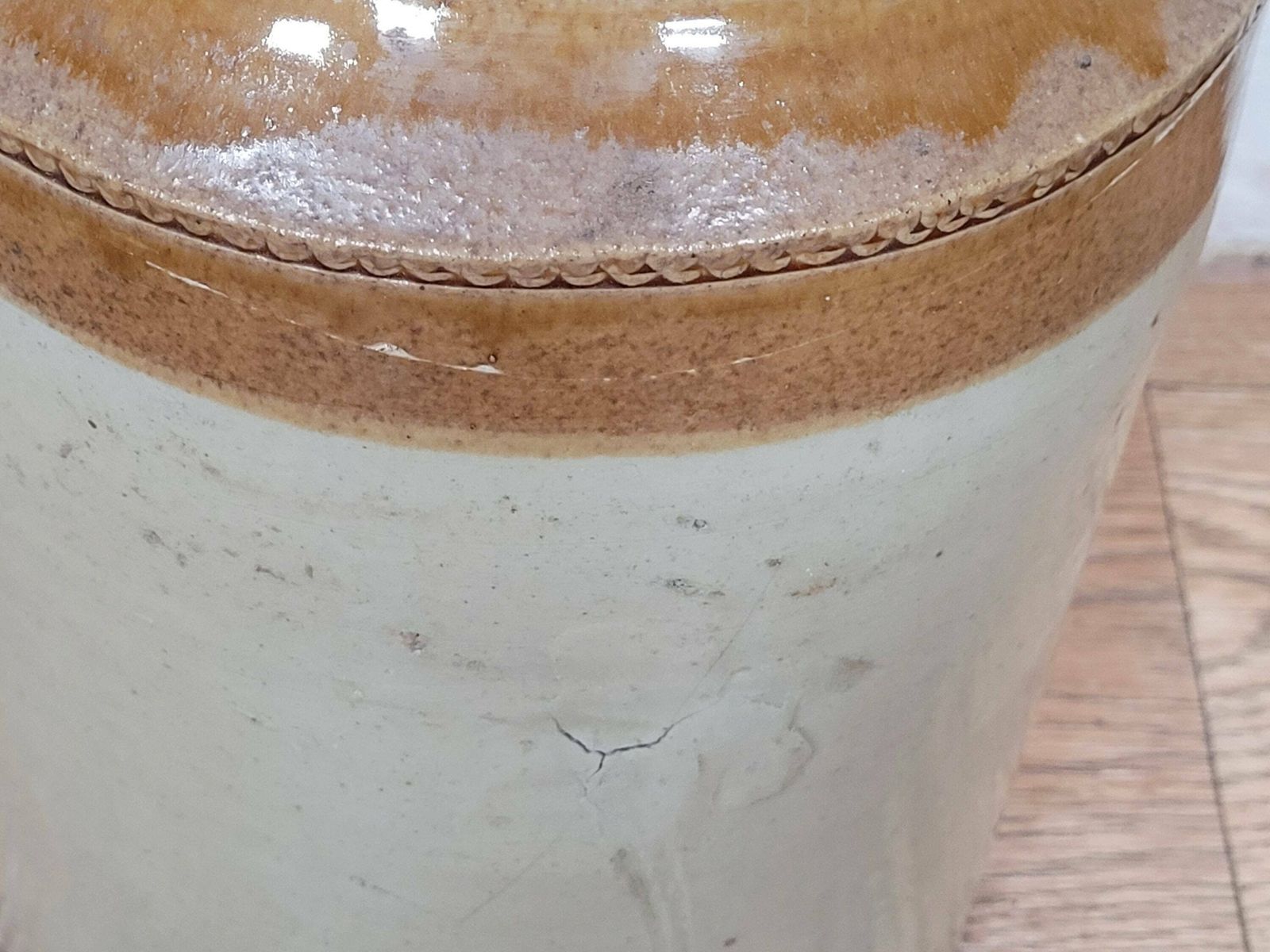 Doulton Ceramics / Pair Of Earthenware Pots / Antique Ceramic / Antique Pottery photo vintage