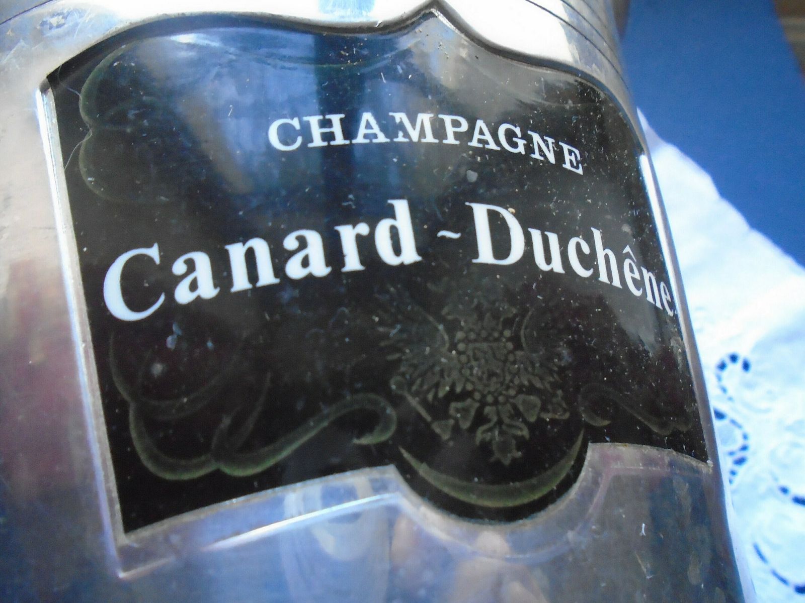 Vintage French Champagne Bucket / Cooler, Polished Aluminum, Canard Duchene Wine Cooler photo vinterior