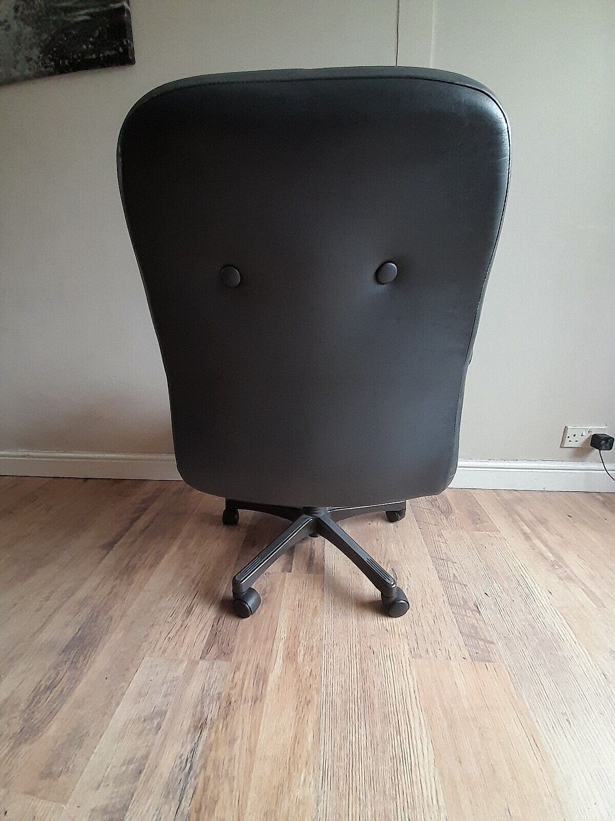 photo for sale Frank Doerner For Evertaut Mid Century Leather Recliner / Swivel Chair