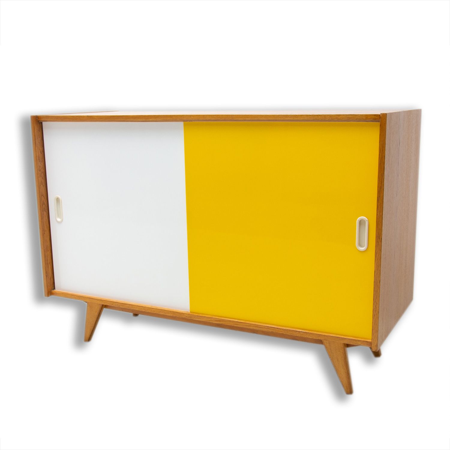Volledig Opgeknapt Mid Century Dressoir U 452 Van Jiří Jiroutek, Jaren 1960, Tsjecho Slowakije