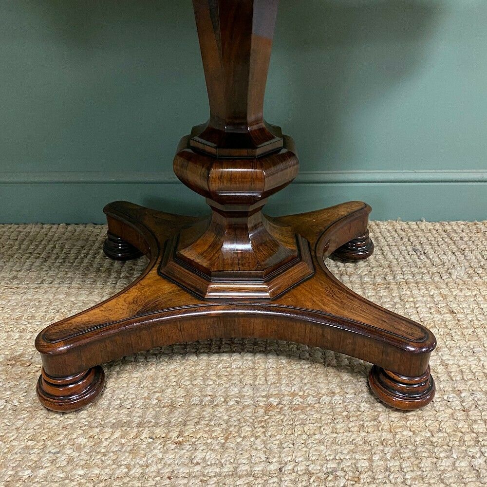 Spectacular William IV Antique Rosewood Centre Table photo 1650.0