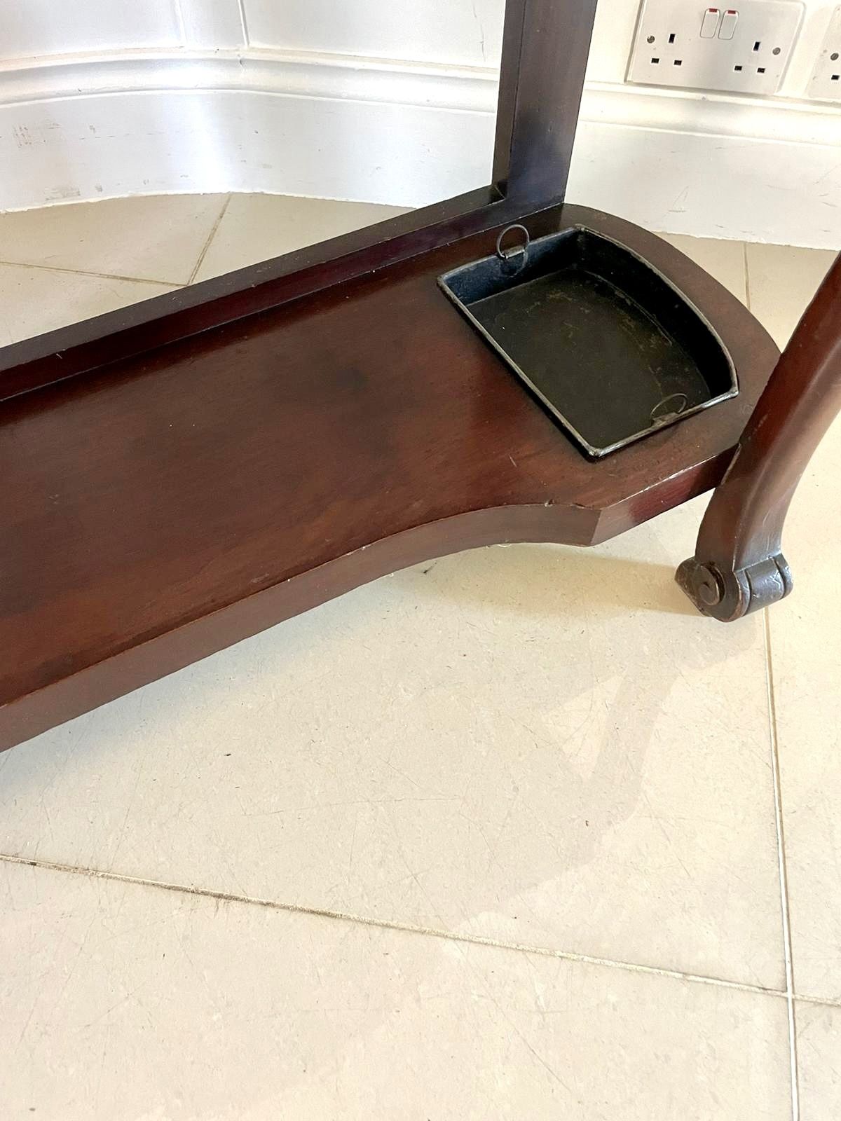 Quality Antique 19th Century Carved Mahogany Hall Stand photo Furniture