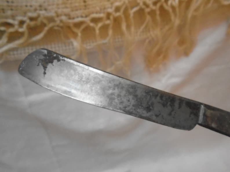 Antique Rare French Napoleonic Era Cut Throat Razor Boxed Set One Razor And A Strop Sharpening Leather For Razor 1800s photo 81.0