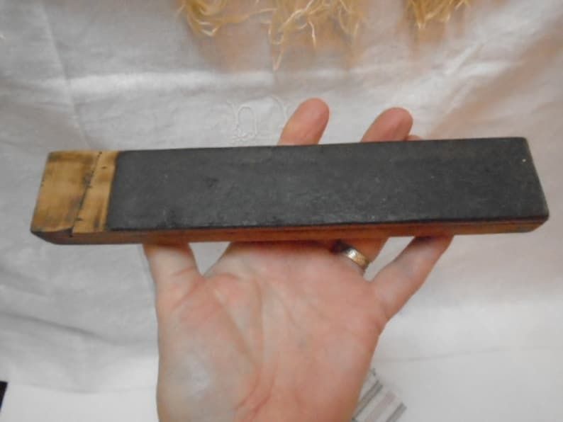 photo for sale Antique Rare French Napoleonic Era Cut Throat Razor Boxed Set One Razor And A Strop Sharpening Leather For Razor 1800s