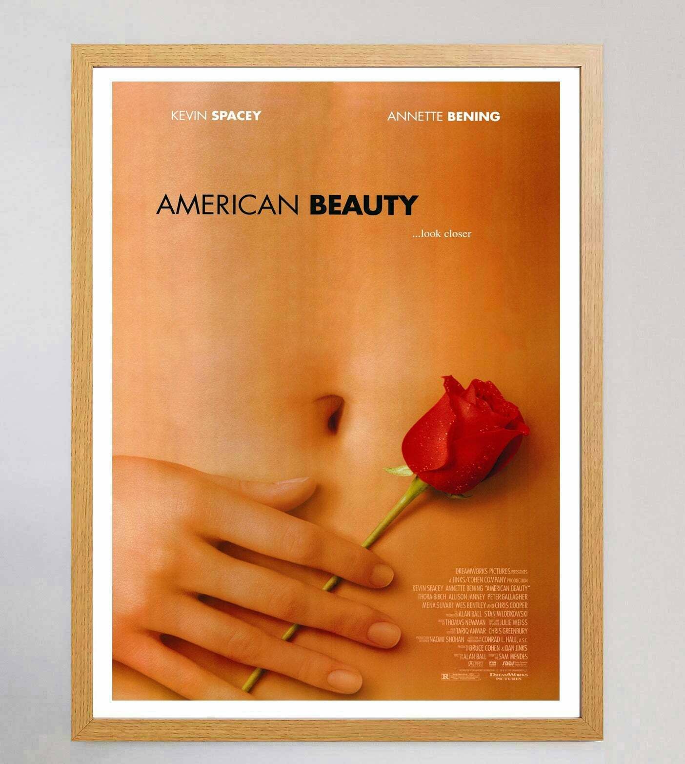 American Beauty Original Vintage Poster photo Art