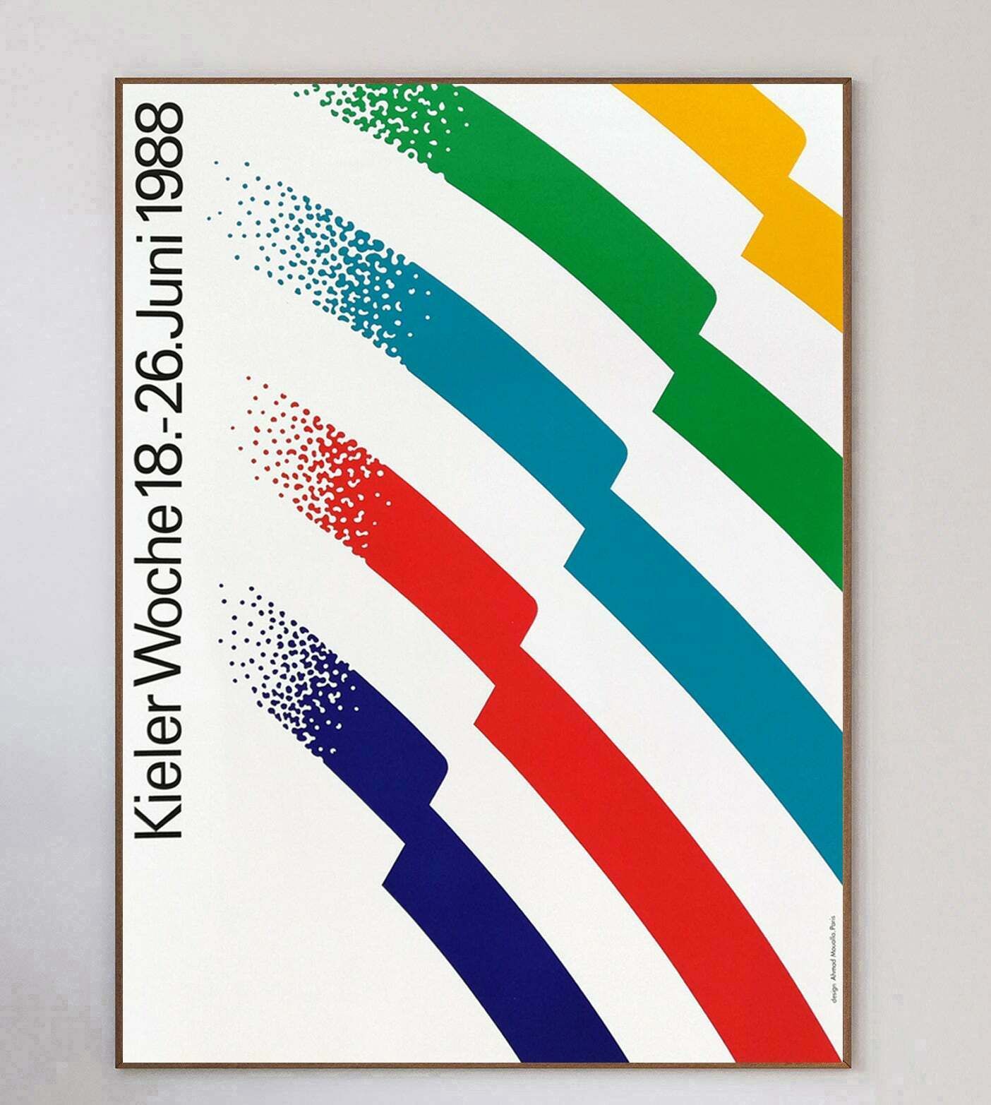 Kiel Week (Kieler Woche) 1988 Original Vintage Poster photo 230.0