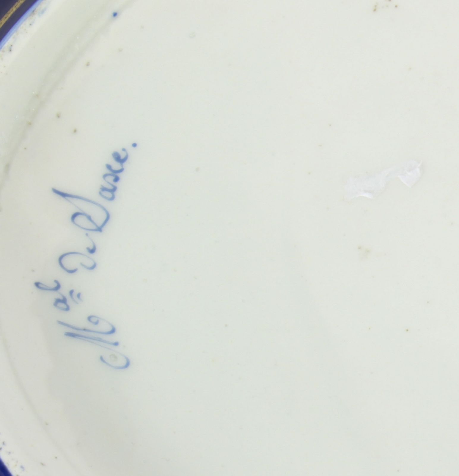 2050.0 Antique French Sevres Oval Porcelain Dish Late 18th Century photo