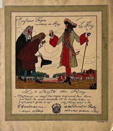 Guy Arnoux Lithograph Thaolaxine Monsieur Fagon Doctor Of Roy Devambez