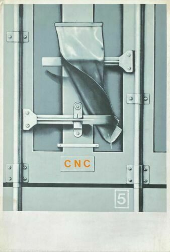 Peter Klasen Beautiful Cnc Serigraphy Containers 1965 Street Art