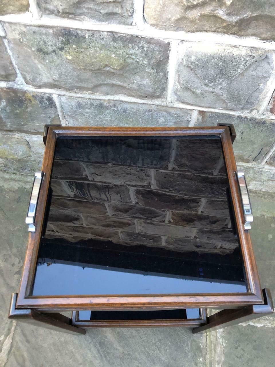 Antique Oak Butlers Tray Top Table photo Furniture
