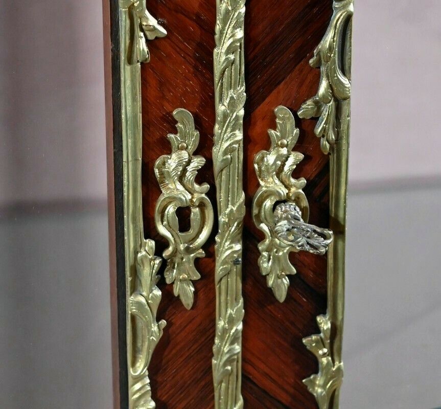 photo for sale Showcase 2 Doors In Rosewood, Louis XV Style, Napoleon III Period,  Mid 19th Century