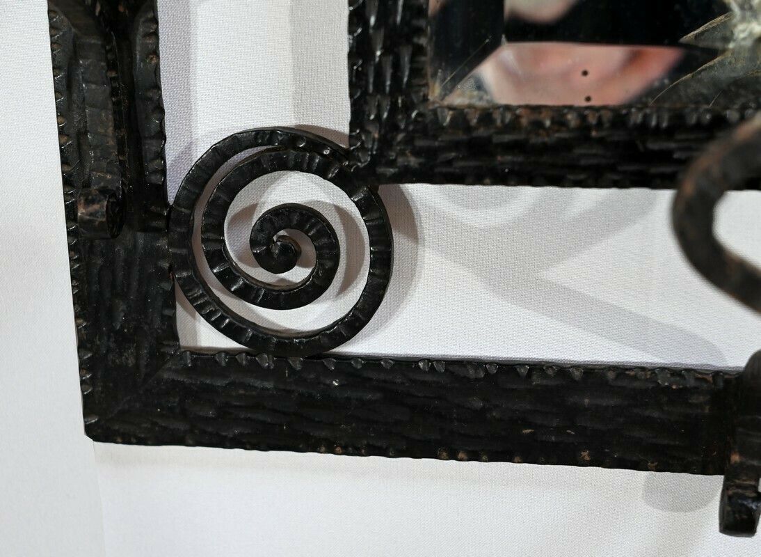Wrought Iron Luggage Rack Locker Room, 1960s photo buy