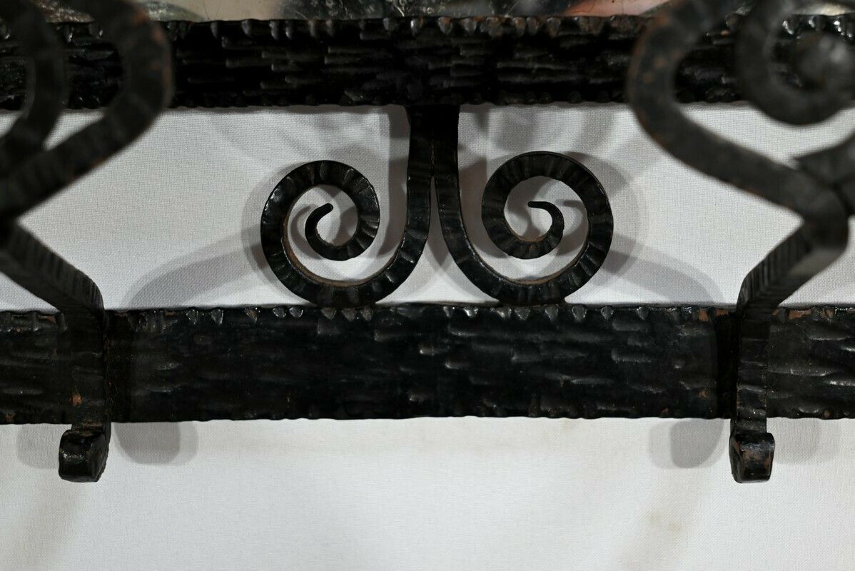 Furniture Wrought Iron Luggage Rack Locker Room, 1960s photo