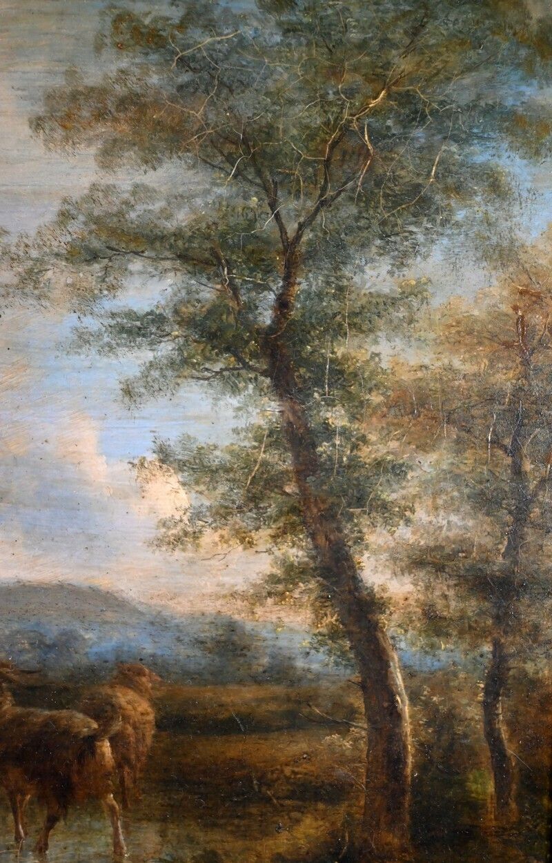 photo furniture Oil Painting, French School, Early 19th Century