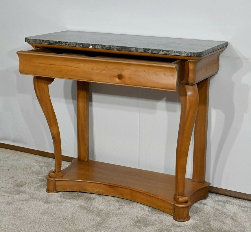 Small Property Console In Cherry, Louis Philippe Period, 1st Part Of The 19th Century photo Furniture