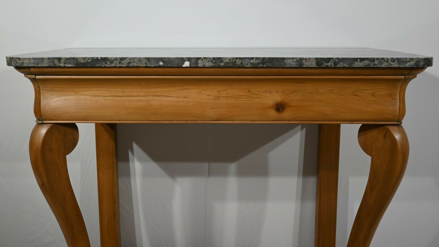 Small Property Console In Cherry, Louis Philippe Period, 1st Part Of The 19th Century photo vintage