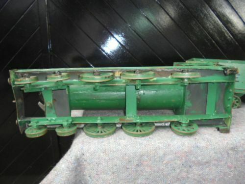Antique Solid Brass Scale Built Model Of A Train C.1900 photo furniture