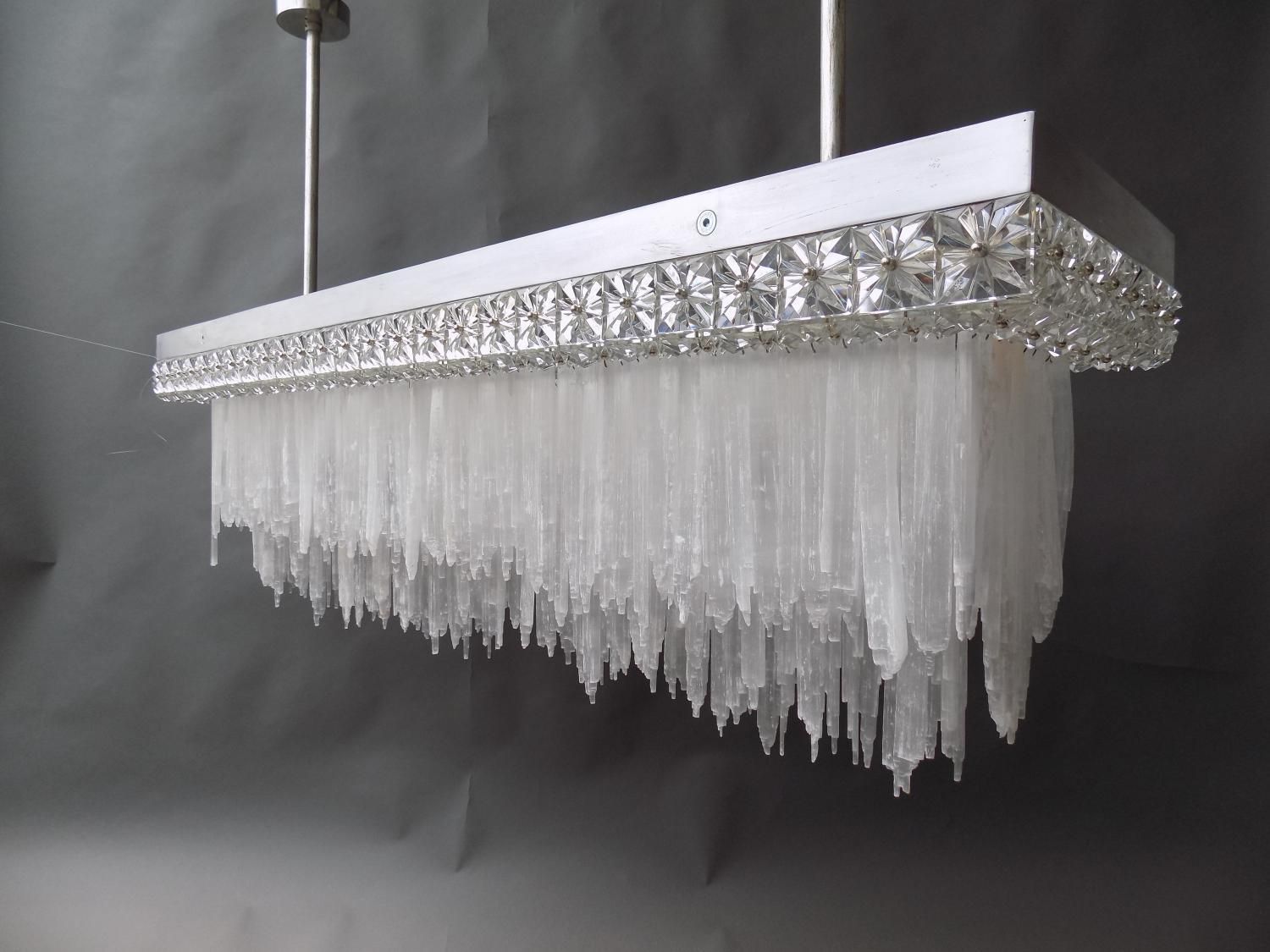 Unique Selenite Chandelier