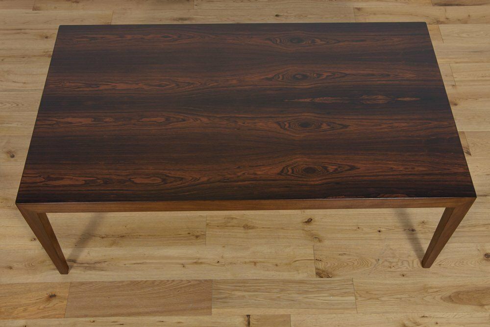 Mid Century Rosewood Coffee Table By Severin Hansen For Haslev Furniture Carpentry, 1960s photo vinterior