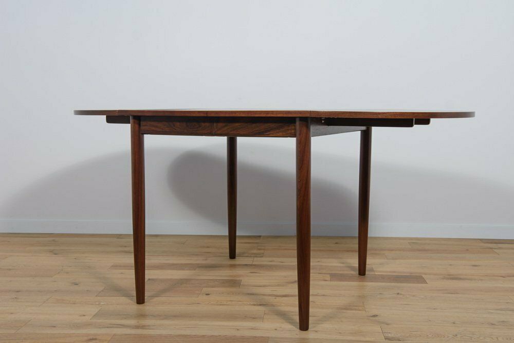 photo vinterior Mid Century Danish Extendable Rosewood Dining Table, 1960s