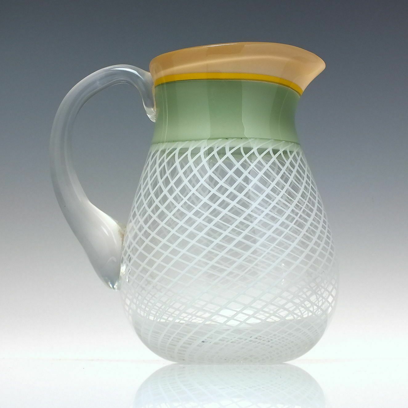 Unique Mike Hunter Glass Vitro A Filli Large Cream Jug 2015