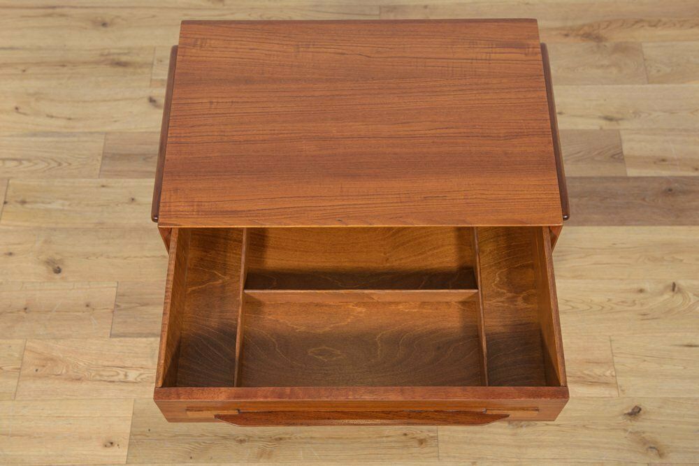 Furniture Mid Century Danish Teak Console Table, 1970s photo