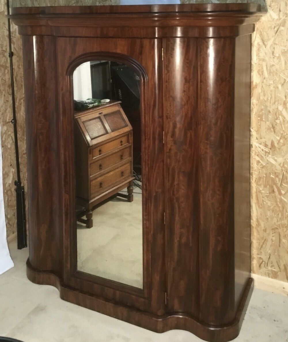 photo furniture Fabulous Mid Victorian Compactum Wardrobe
