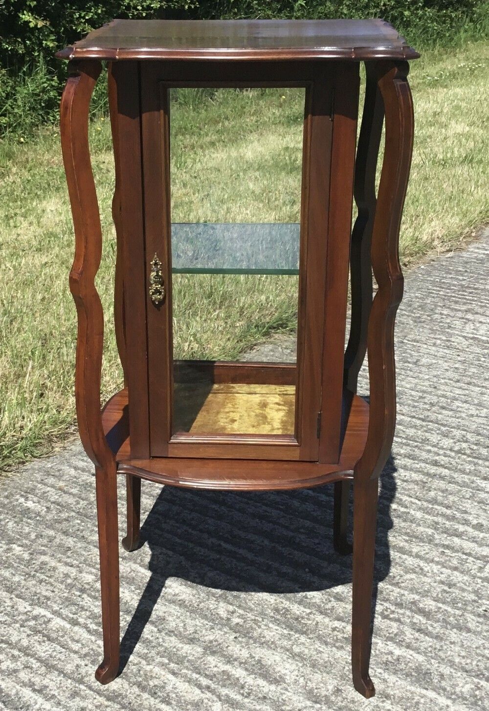 photo for sale Superb Arts & Crafts Inlaid Bijouterie Cabinet