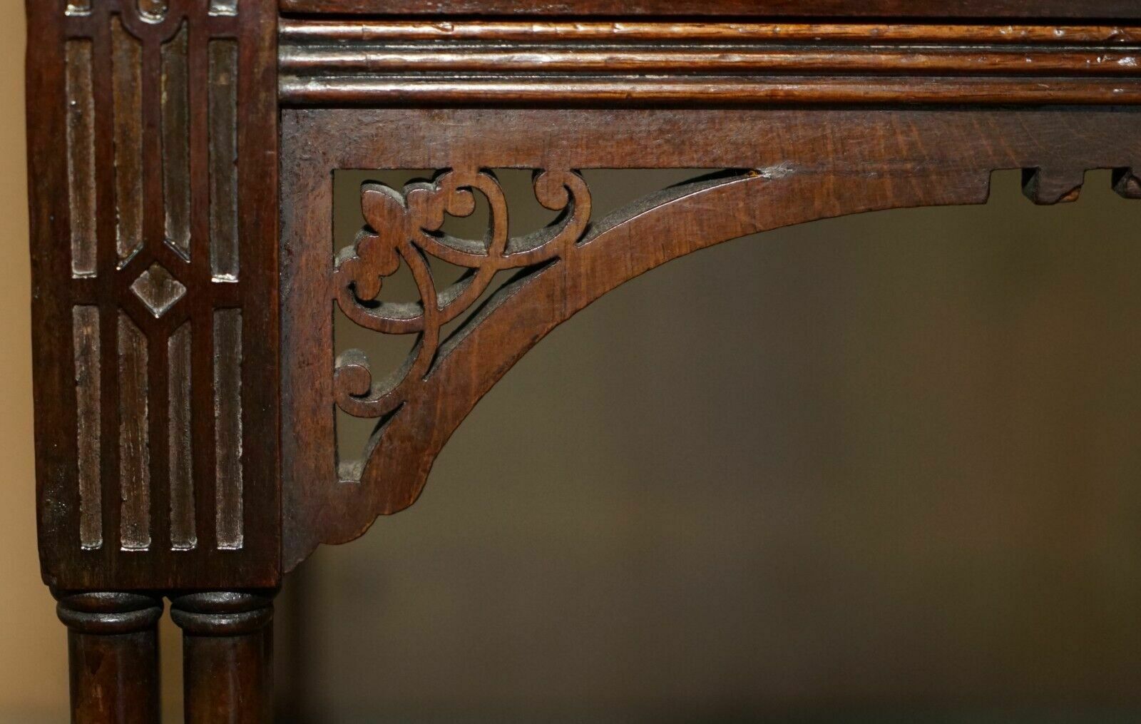 photo for sale Important Original Edward & Roberts Restored Chinese Thomas Chippendale Desk