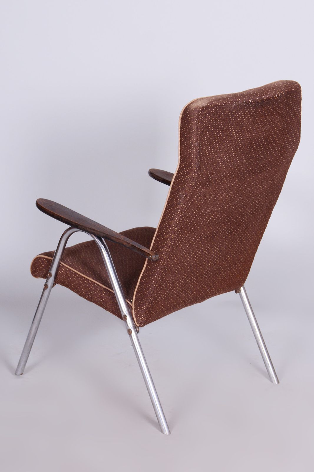 Original Bauhaus Armchair, Very Well Preserved Condition, Czechia, 1940s photo for sale
