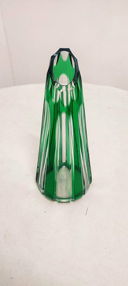 Bohemian Crystal Vase Czech Republic 1980s photo furniture