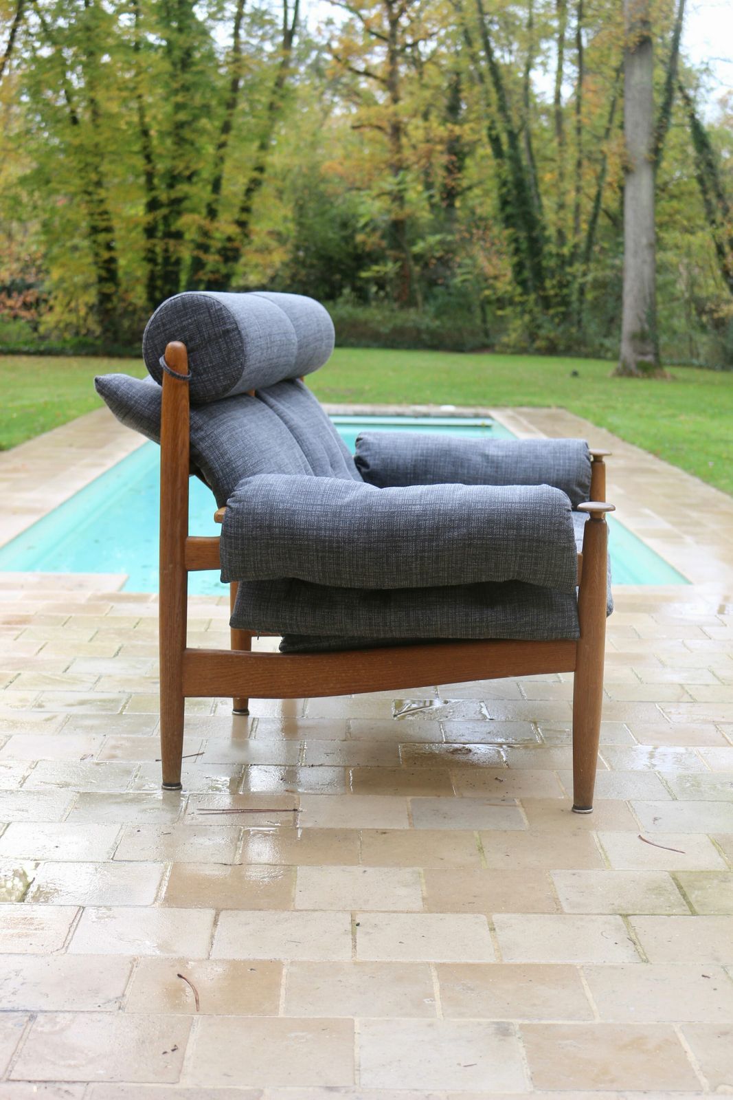photo for sale 2 Seater Sofa Year 1960 By Eric Merthen For Ire Møbler, Sweden 196