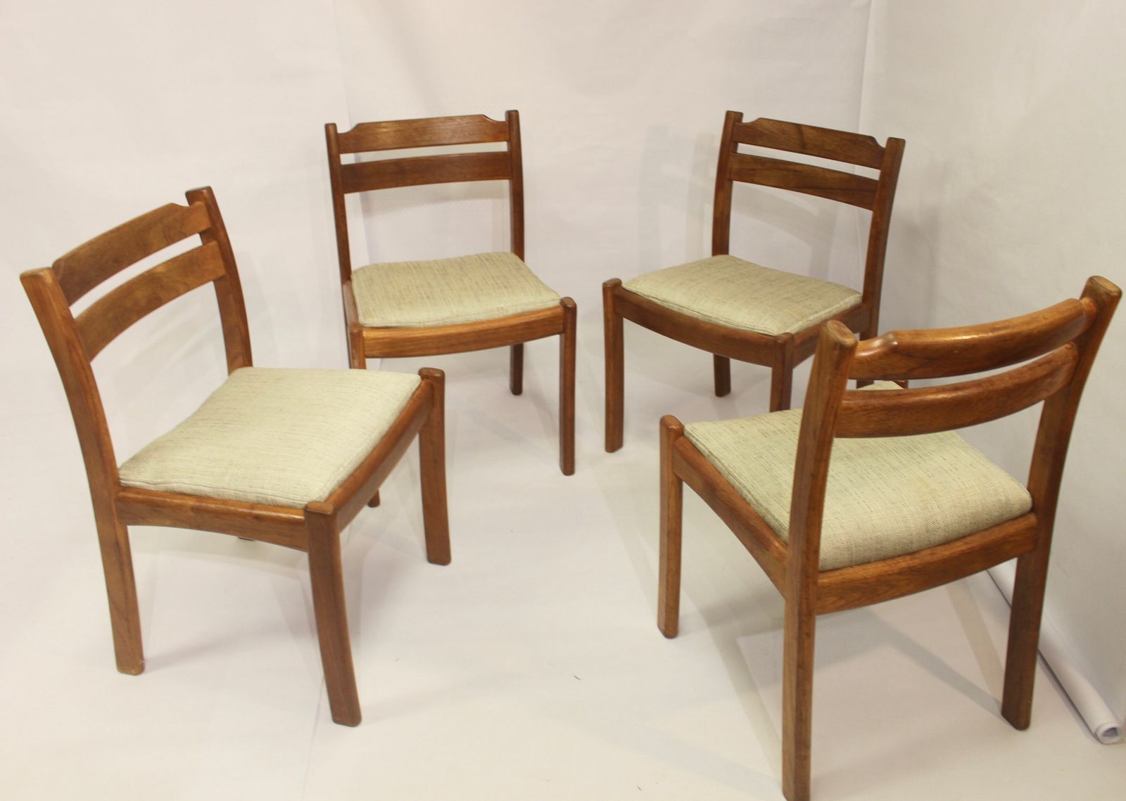 Set Of 4 Dyrlund Chairs From The 60s In Teak photo buy