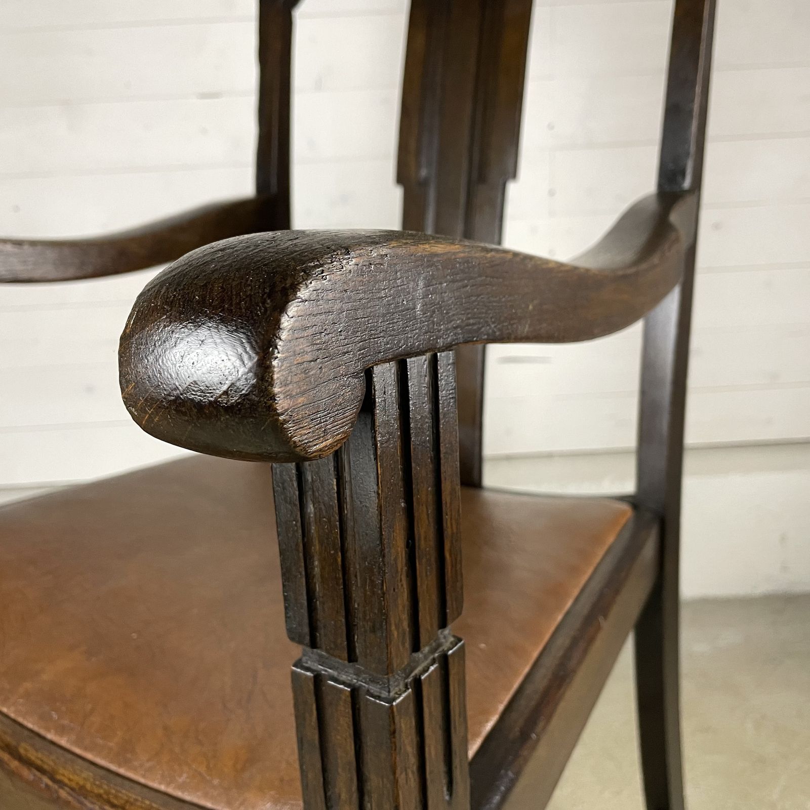 Antique 1930s Art Deco Elbow Chair photo buy