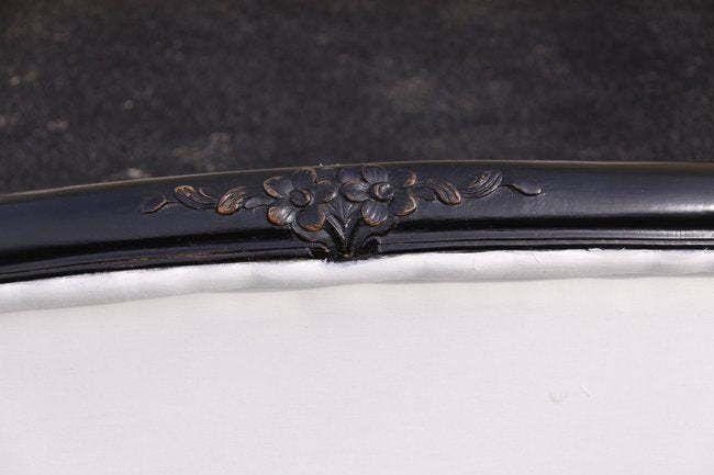 Ebonised Double Bed, 1800s, Antique photo for sale