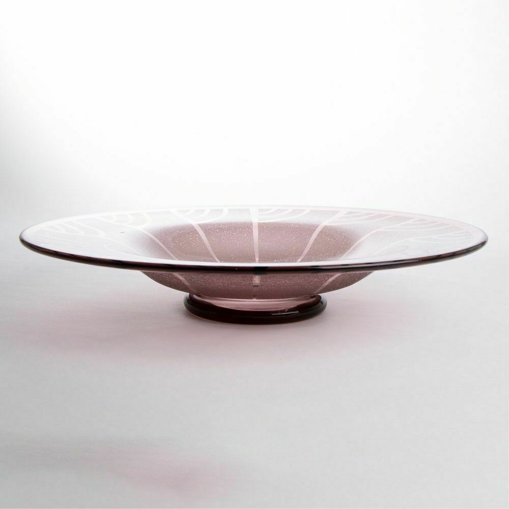 French Art Deco Charles Schneider Acid Etched Coupe C.1930 photo for sale