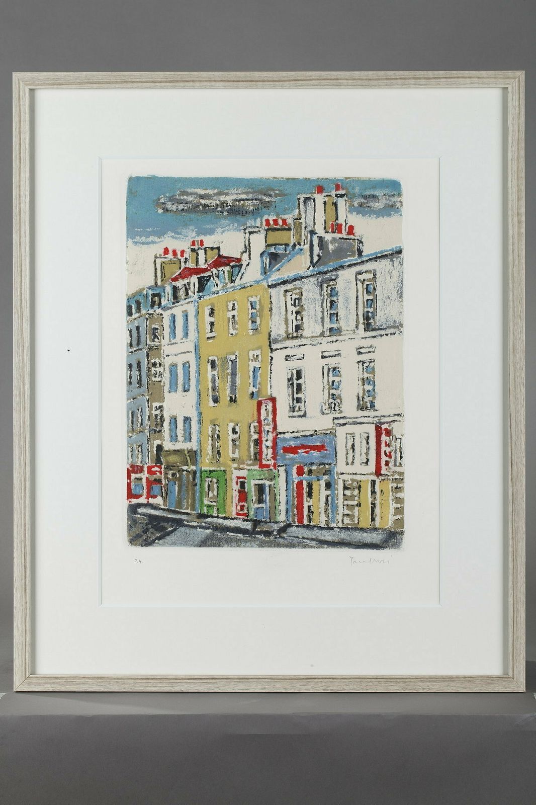 photo for sale Four Engravings Of Orfeo Tamburi With The Districts Of Paris