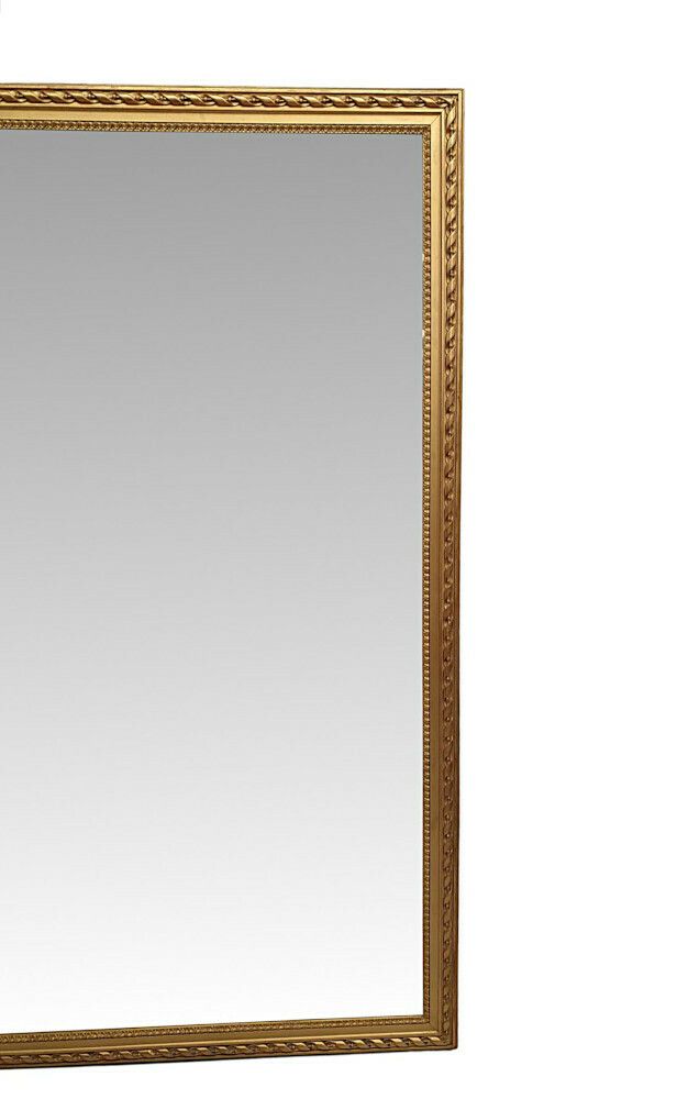 A Very Fine And Elegant 19th Century Giltwood Mirror photo for sale
