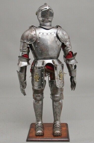 An Impressive Early 20th Miniature Suit Of Armour