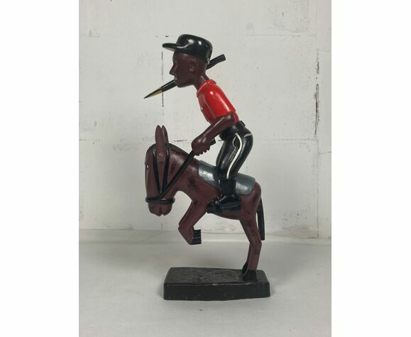 photo buy Set Of 3 Large African Baule Figurines Ivory Coast 1970s