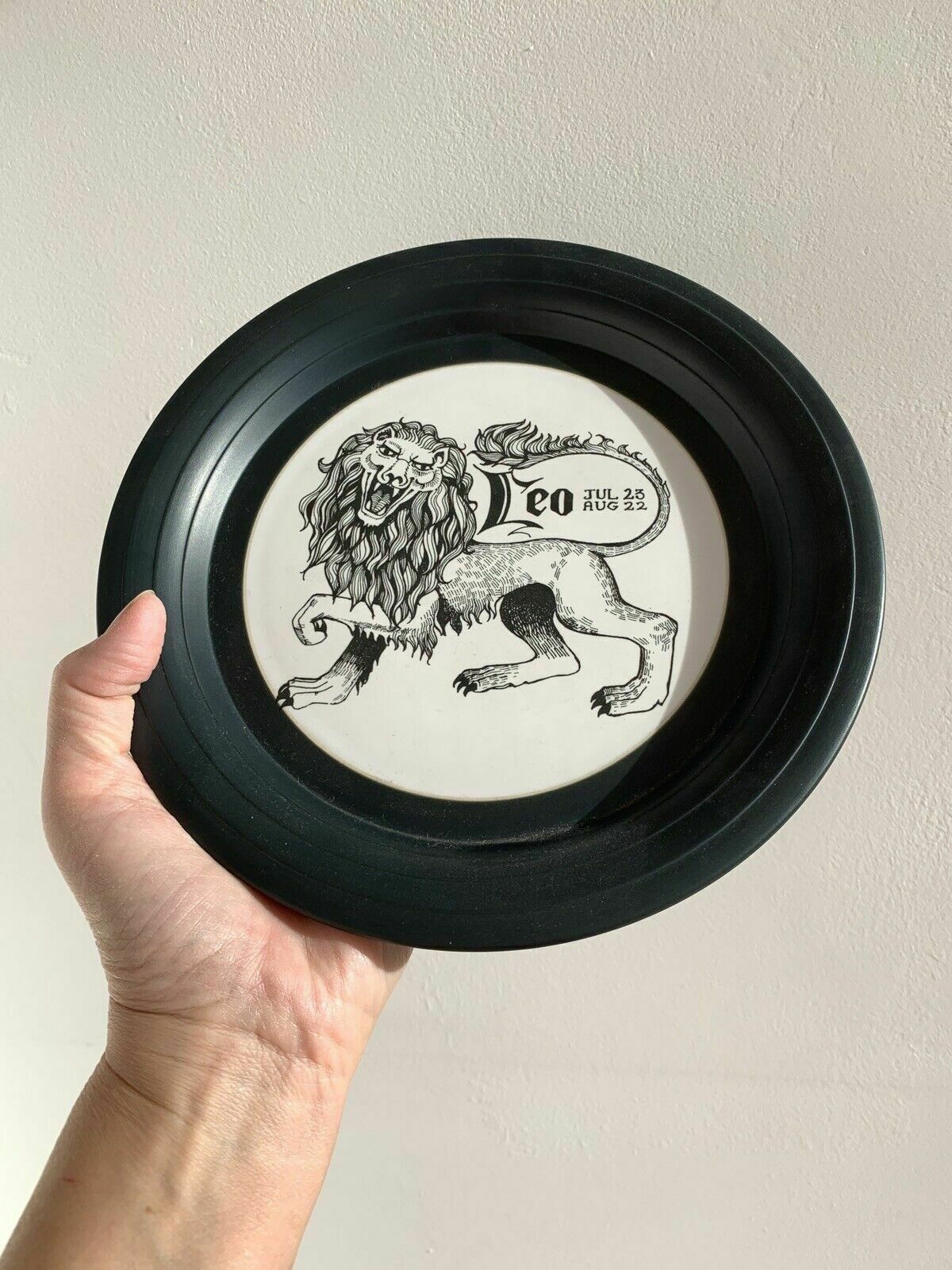 Rare Hornsea Pottery Leo Horoscope Zodiac Plate By John Clappison 1960's photo buy