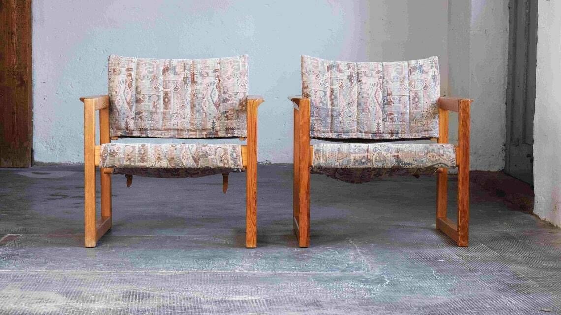 Two Safari Mid Century Chairs By Karin Mobring For Ikea In Danish Design photo Furniture