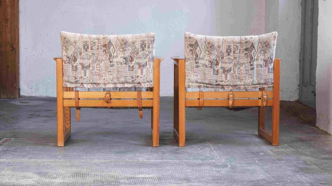 Two Safari Mid Century Chairs By Karin Mobring For Ikea In Danish Design photo 895.0