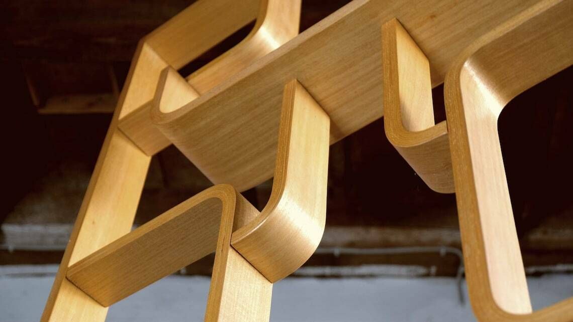 Mid Century Room Divider / Room Divider In Light Wood By Ludvik Volak Incl. Mounting Material photo buy
