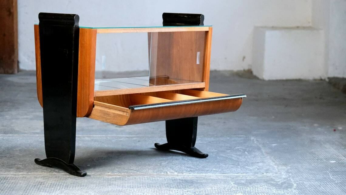 Art Deco Minibar Cabinet By Jindrich Halabala photo for sale