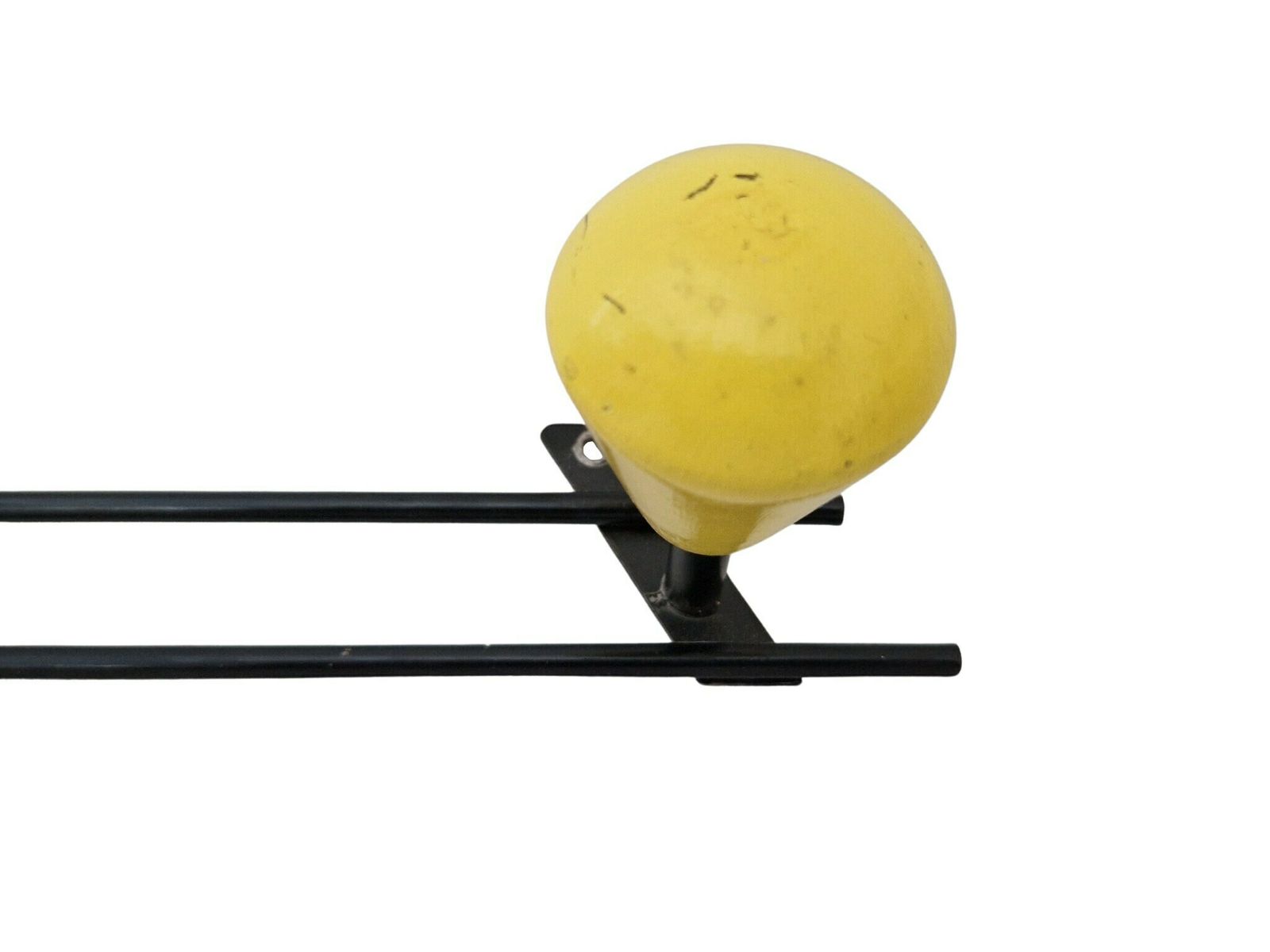 Mcm Atomic Era Coat Rack And Hat Hooks, 1950s French Mid Century Modern Sputnik Home Wall Decor photo vintage