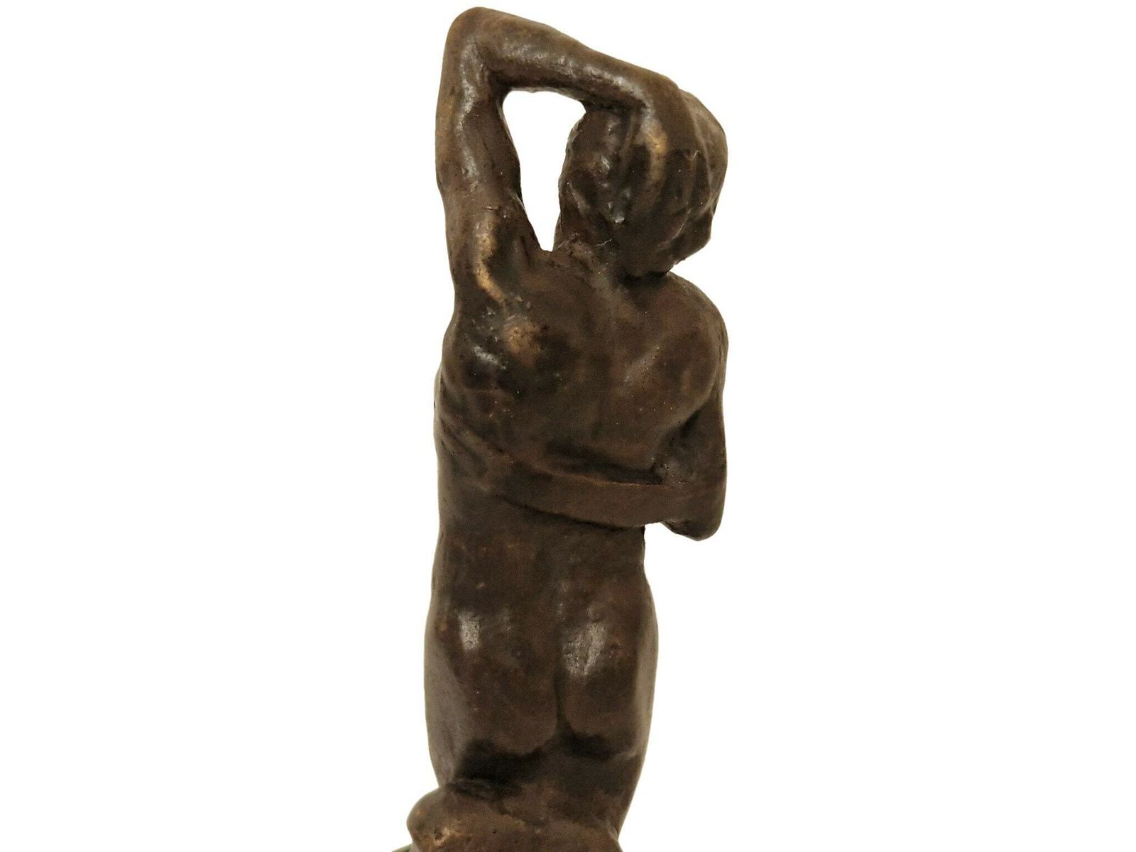 photo furniture Michelangelo De Stervende Slaaf Beeldje, Frans Kunstbrons Figurine, Reproductie Van Michelangelo Sculptuur