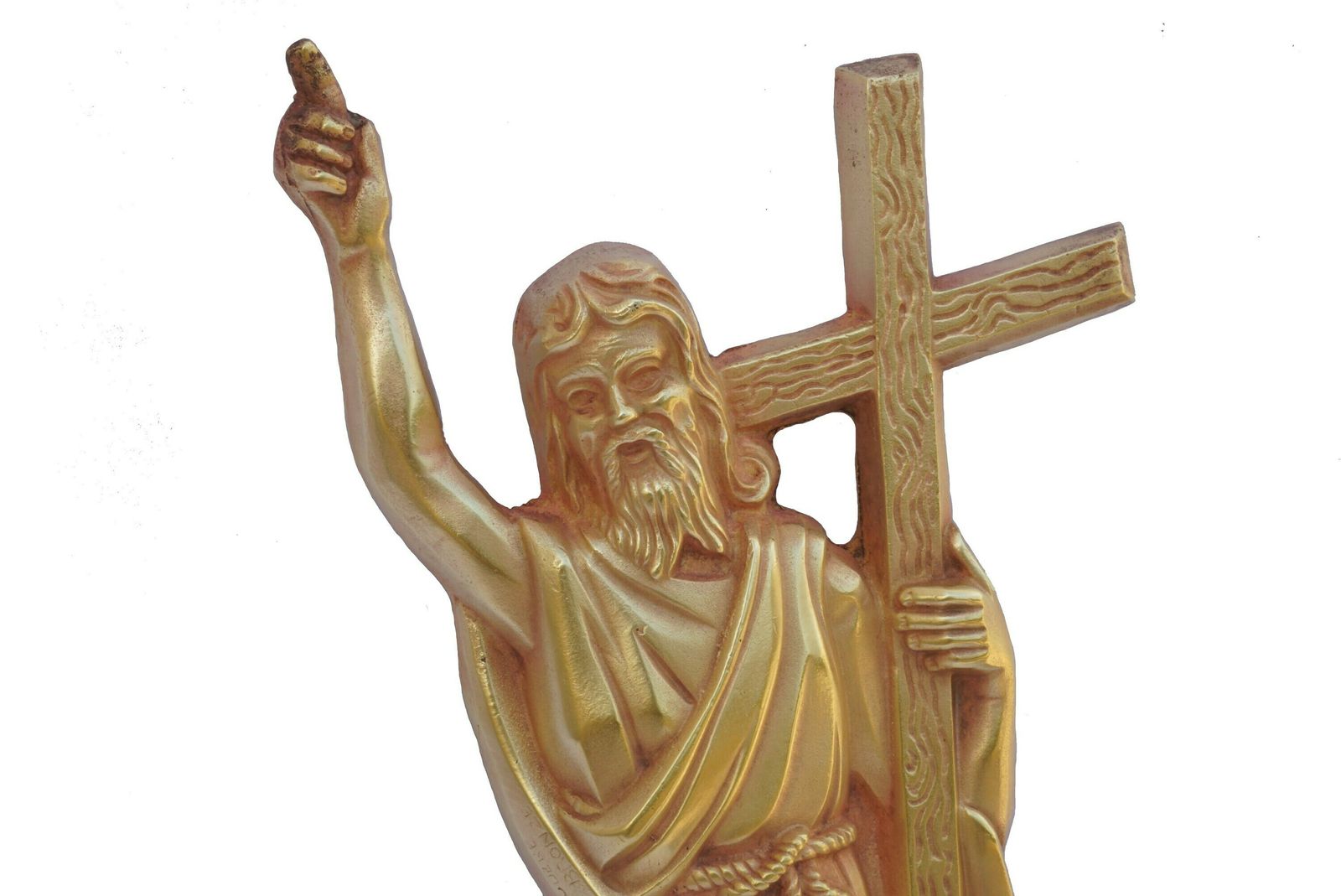 Bronze Jesus Christ Figurine With Cross Wall Hanging Plaque By Coudere, Antique French Religious Art photo furniture