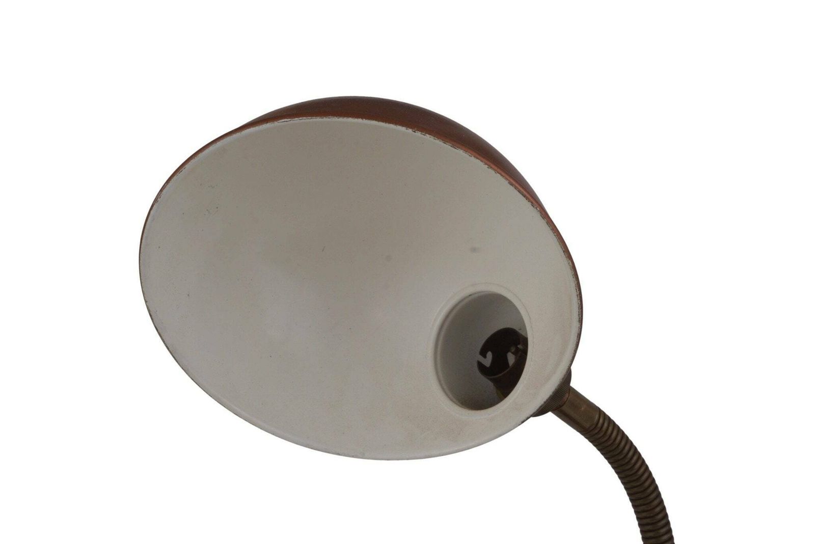 Art Deco Gooseneck Lamp With Cast Iron Stand, Desk And Table Top Light photo for sale