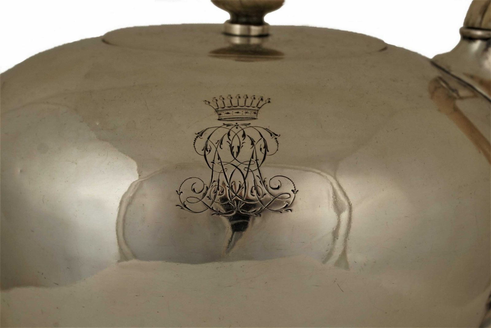 Austrian Sterling Silver Tea Service With Teapot, Sugar Bowl And Creamer Set photo for sale
